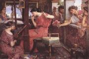 Penelope and thte Suitor (mk41) John William Waterhouse